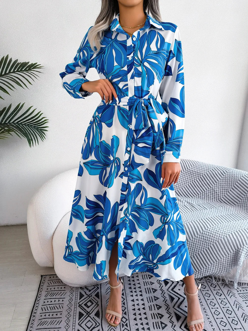 Women's Floral Cotton Dress