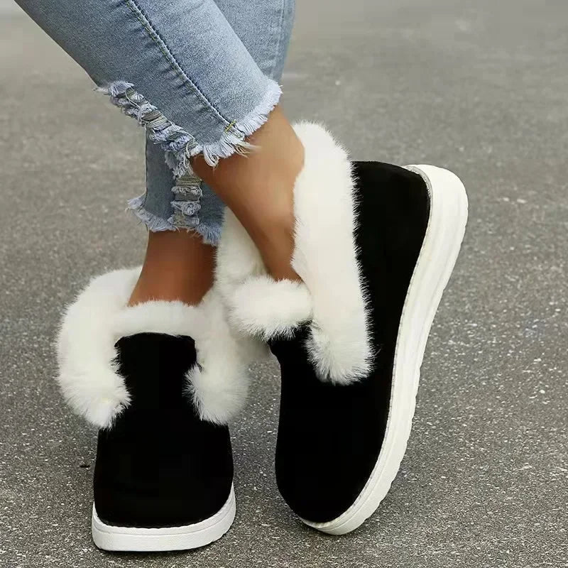 OrthoChic™ – Women's Plush Slip-On Boots