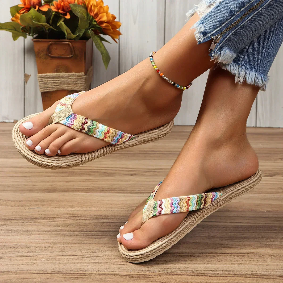 Marina™ Braided Flip Flops
