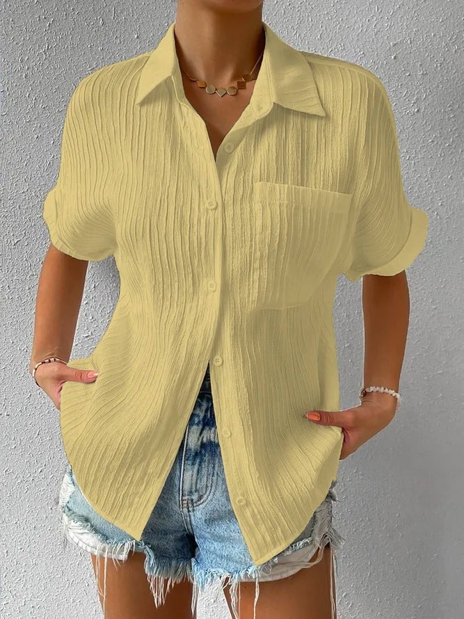 ZAHRINA CLASSIC COLLAR BLOUSE