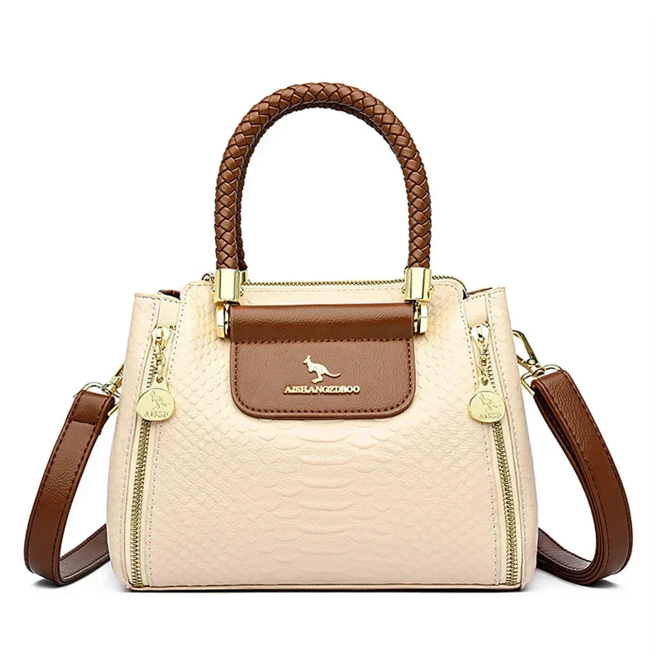 Sage | Designer Large Capacity Leather Bag
