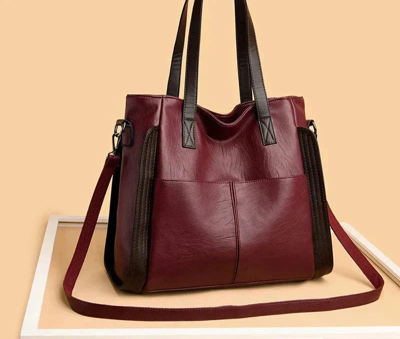 Indigo Classic Leather Handbag