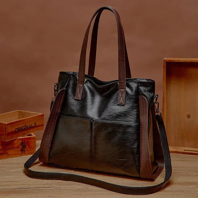 Etta | Trendy Large Capacity PU Leather Crossbody Bag