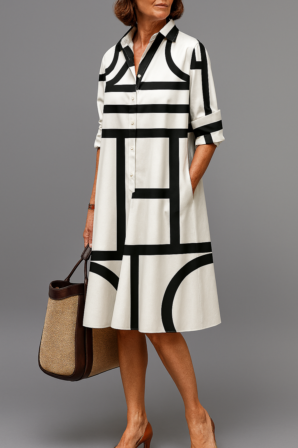 Diana™ | Sophisticated Midi Dress for Women