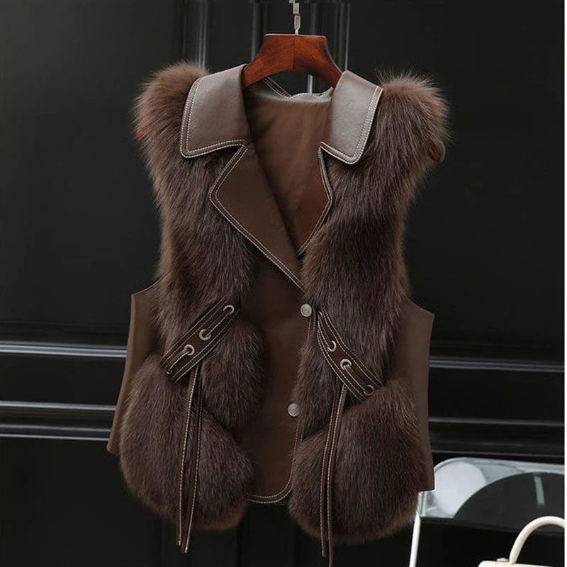 NEREIDA – EMPRESS FAUX FUR VEST