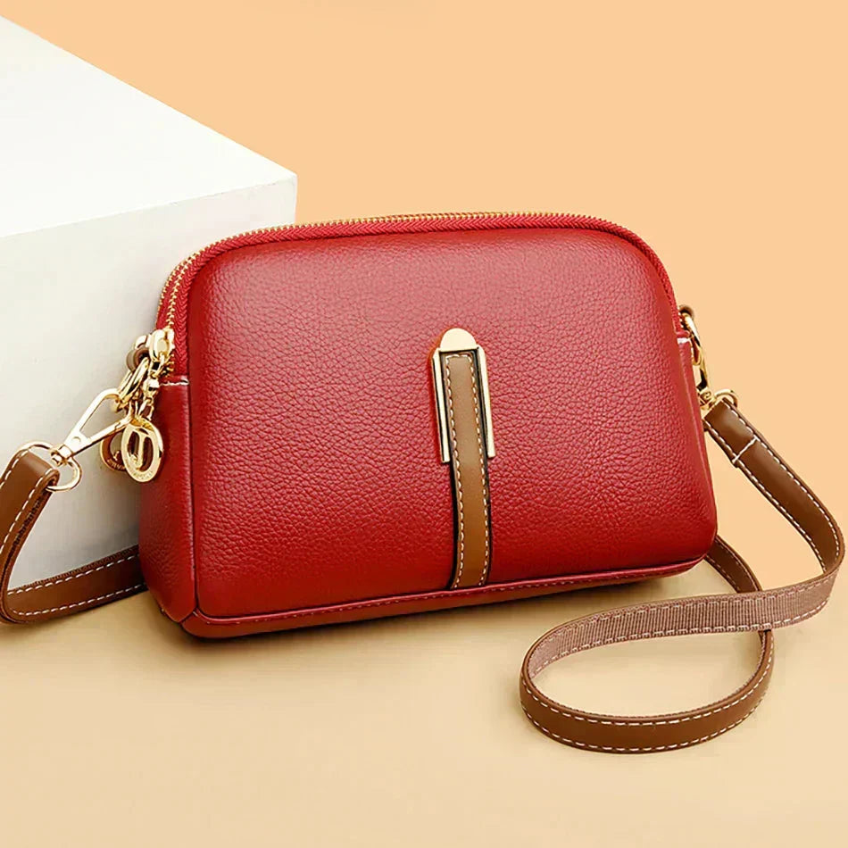 Penelope | Compact Soft Leather Shoulder Bag