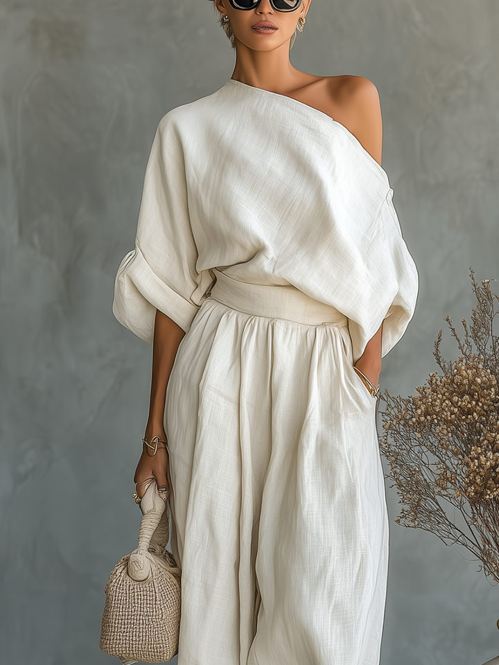 Linen Suit Off-White