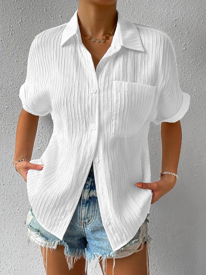 ZAHRINA CLASSIC COLLAR BLOUSE