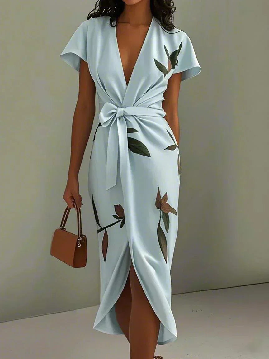 Suzanne - Elegant Wrap Dress