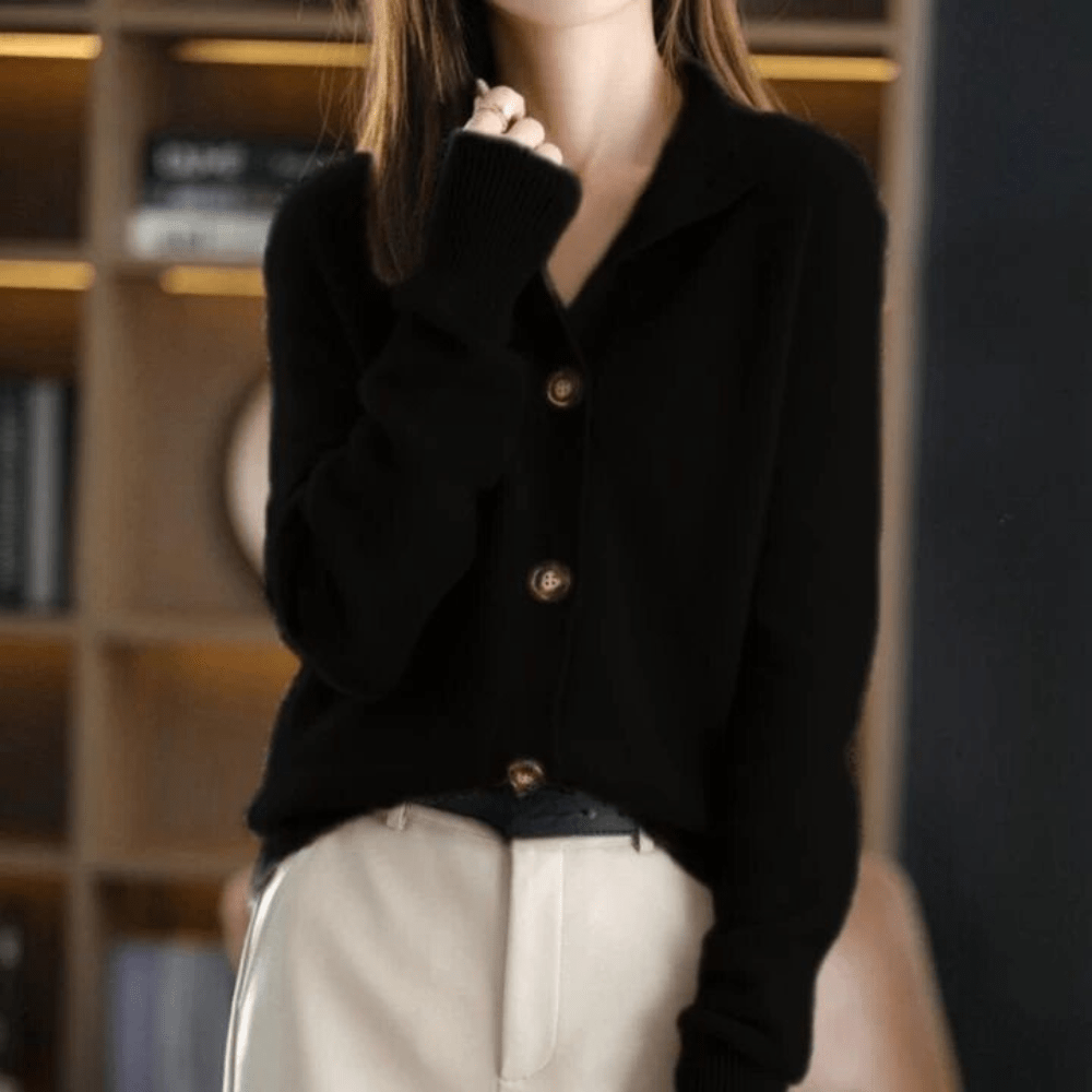 Anita - Cashmere Knit Cardigan