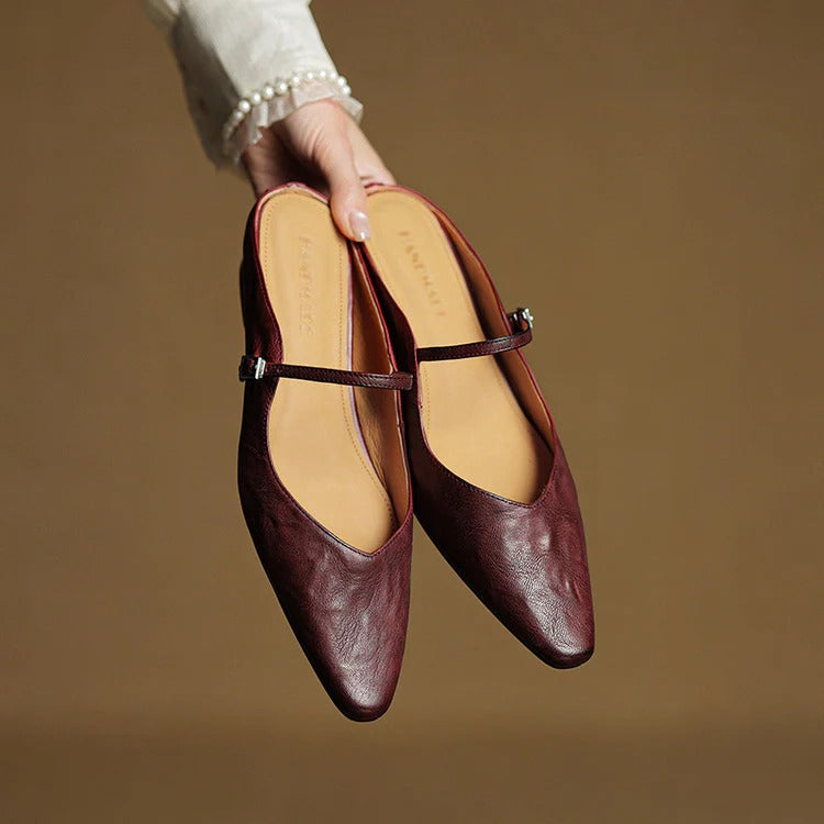 Bellancia Leather Leather Flats