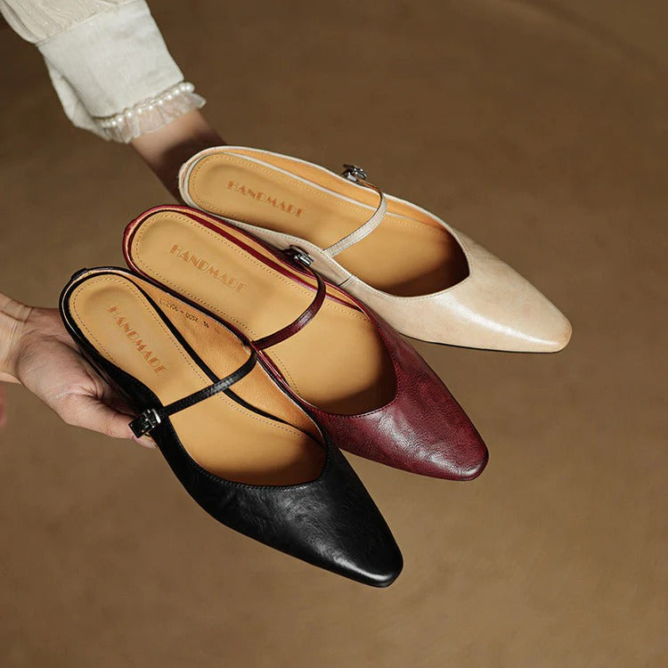 Bellancia Leather Leather Flats
