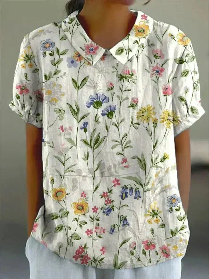 Devika | Floral Pattern Blouse