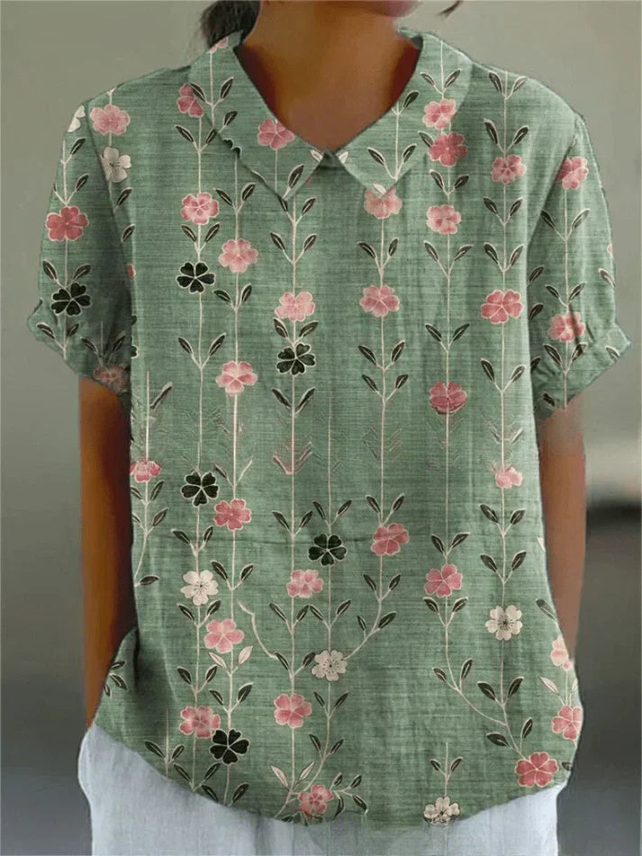 Devika | Floral Pattern Blouse