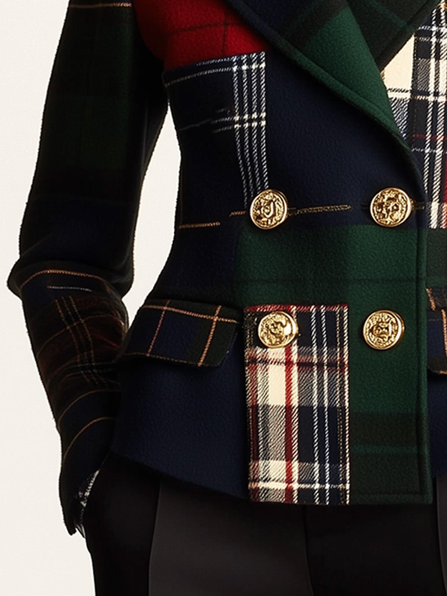 TRISHA – TAILORED PATCHWORK BLAZER