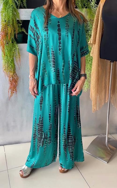 Marie – Printed Two-Piece Set