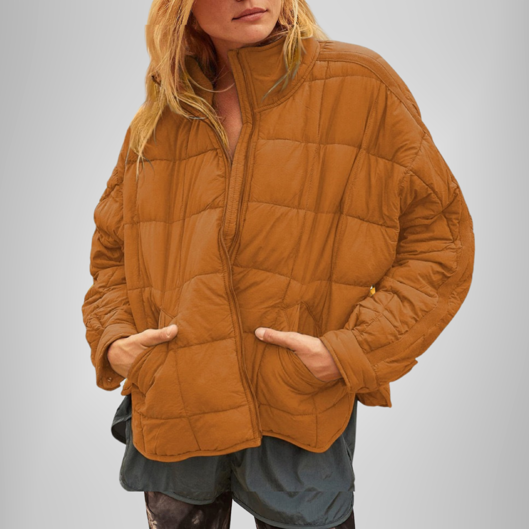 Novalie™ – Lightweight Compact Zip Puffer Jacket