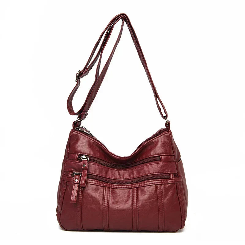 Oriana | Luxury PU Leather Multi-Layer Pocket Bag